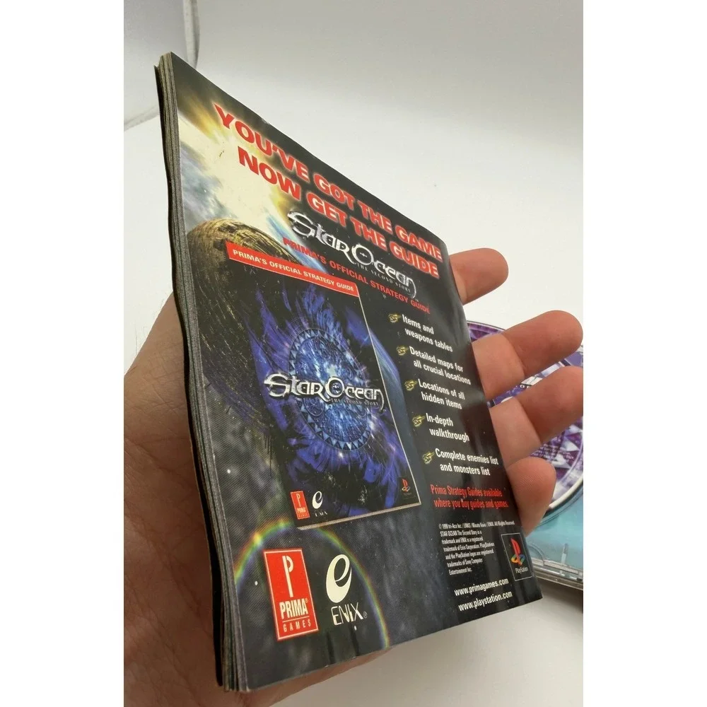 Star Ocean The Second Story PS1 Game The Last Hope International Strategy Guide